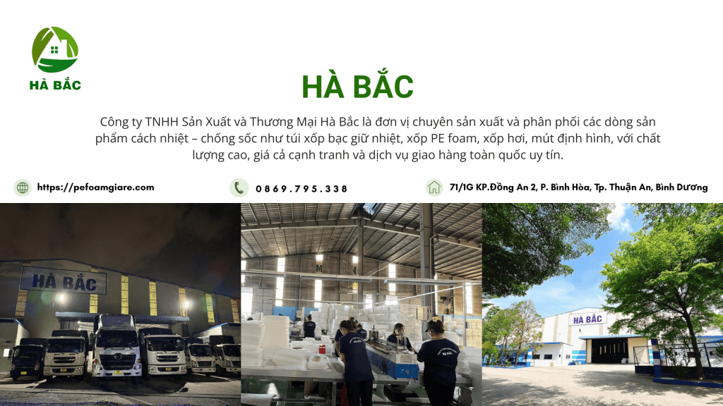 Túi xốp bạc cách nhiệt 2 chiều Túi xốp bạc cách nhiệt 2 chiều