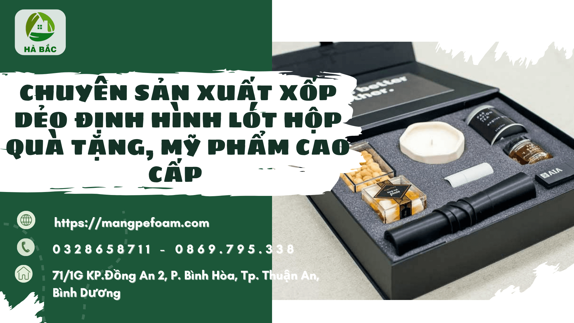 Chuyên Sản Xuất Xốp Dẻo Định Hình Lót Hộp Mỹ Phẩm, Quà Tặng  Cao Cấp Tại Hồ Chí Minh –  Uy Tín, Giá Tốt