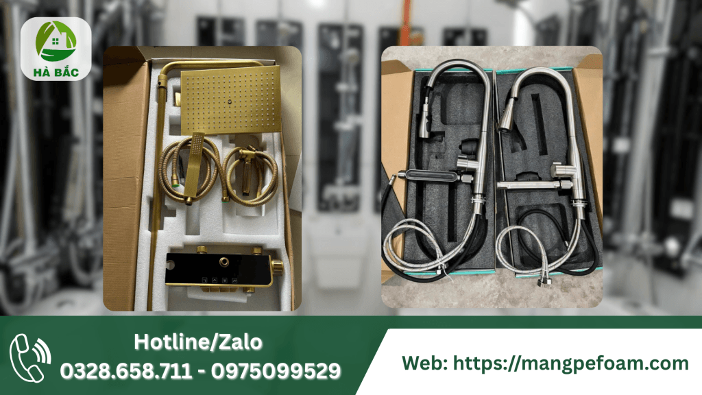 Màng xốp PE Foam đóng gói gốm sứ tại Lái Thiêu