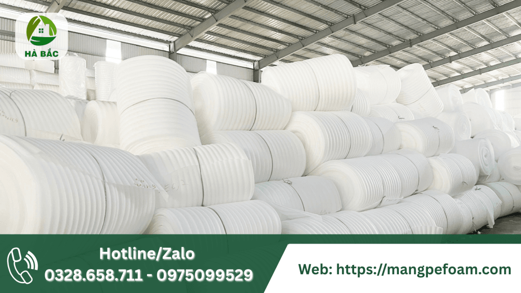 Màng xốp PE Foam đóng gói gốm sứ tại Lái Thiêu