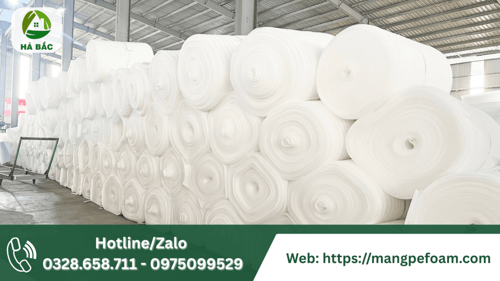 Màng xốp PE Foam đóng gói gốm sứ tại Lái Thiêu