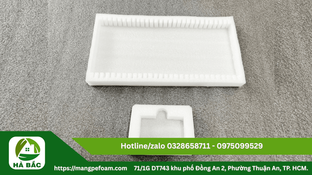 Khay xốp định hình theo yêu cầu lót hộp quà tặng cao cấp cố định chắc chắn