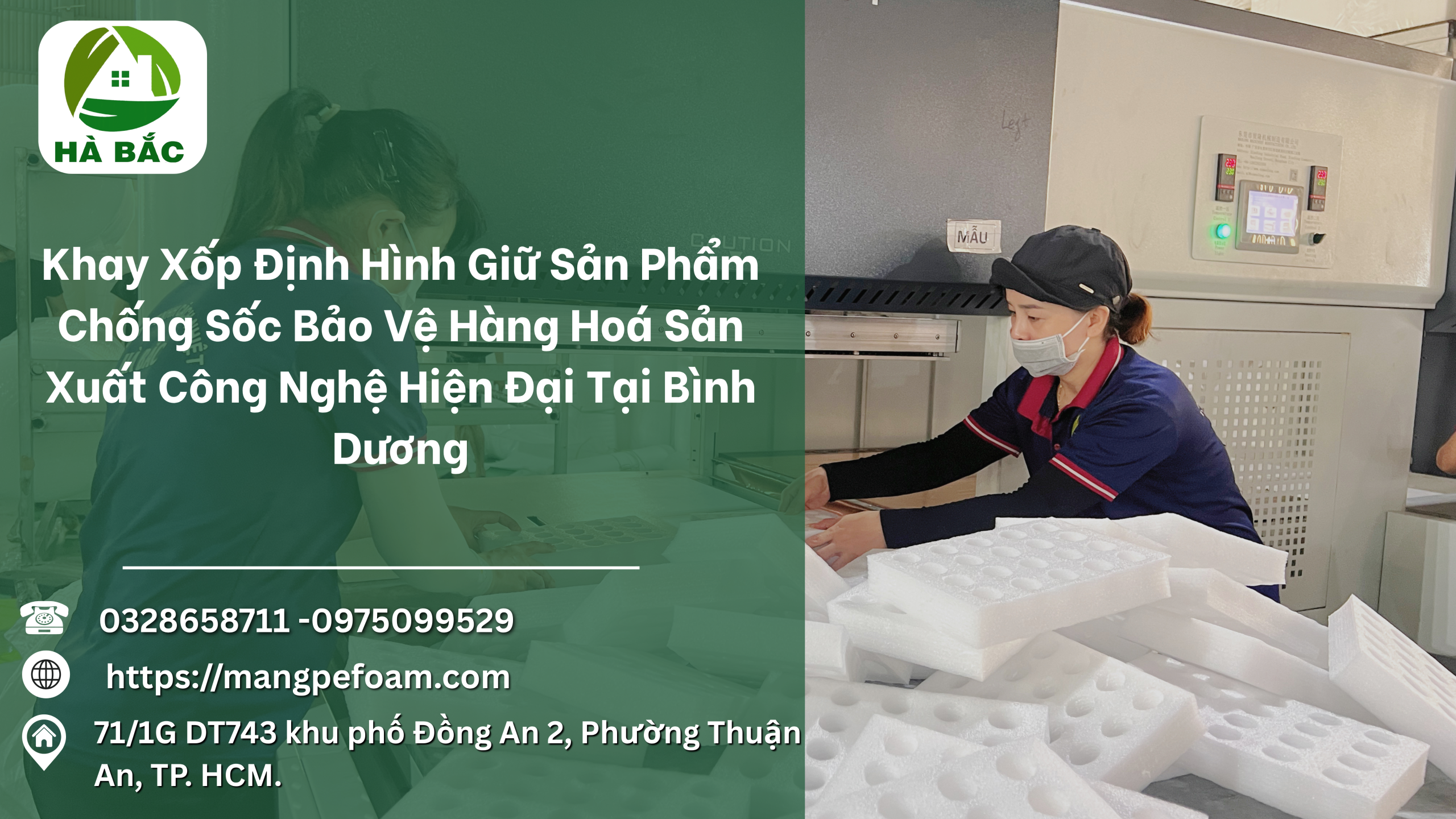 Khay Xốp Định Hình Giữ Sản Phẩm Chống Sốc Bảo Vệ Hàng Hoá Sản Xuất Công Nghệ Hiện Đại Tại Bình Dương