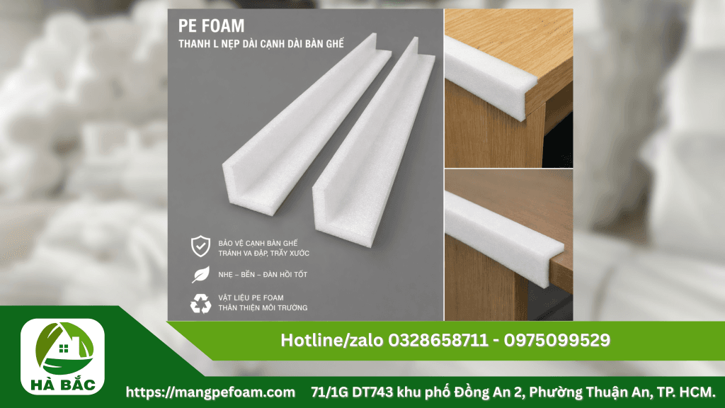 Xốp thanh L nẹp góc