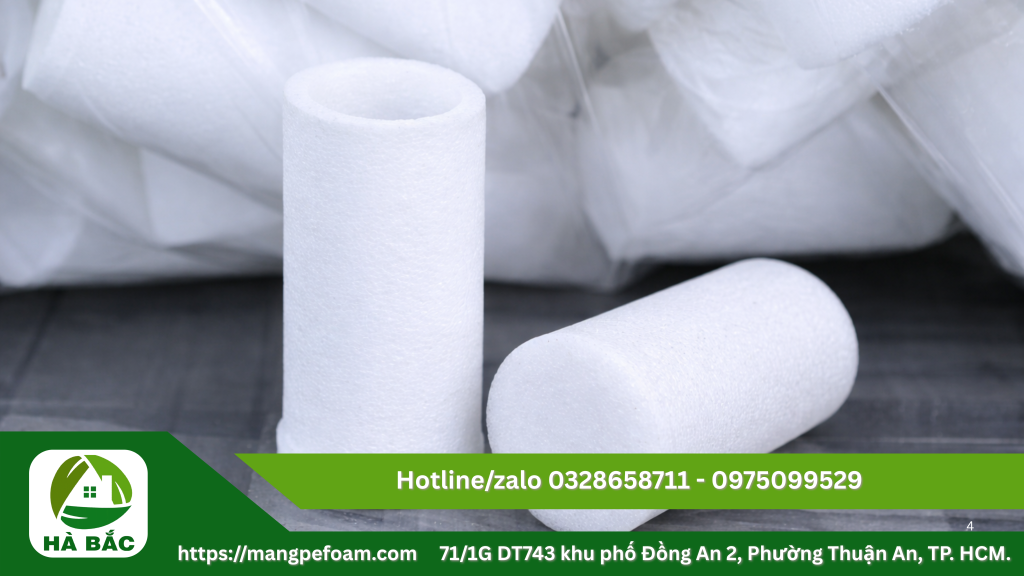 Ống xốp chụp chân