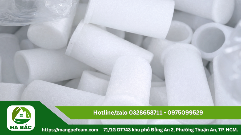 Ống xốp chụp chân