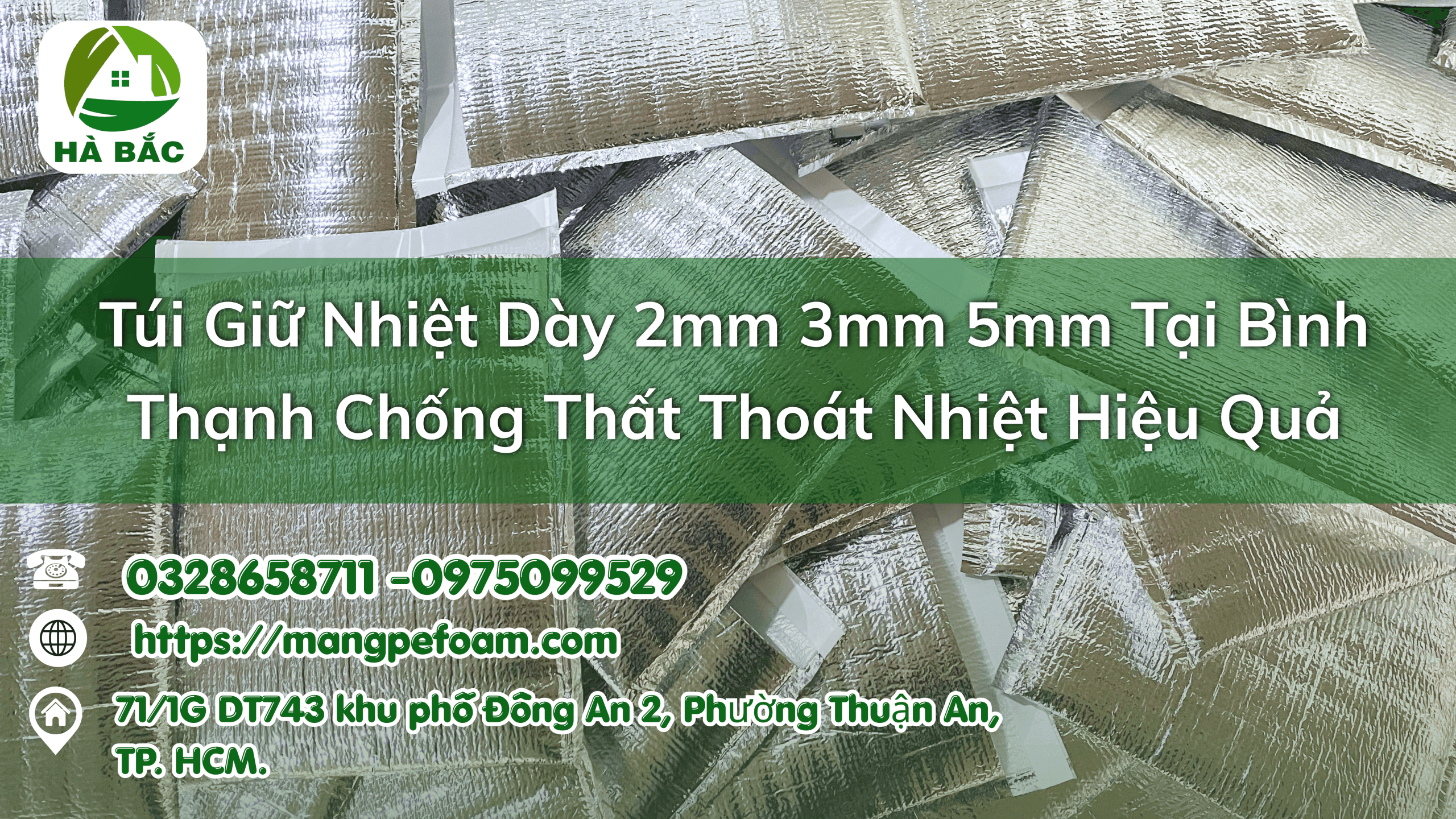 Túi Giữ Nhiệt Dày 2mm 3mm 5mm Tại Bình Thạnh Chống Thất Thoát Nhiệt Hiệu Quả