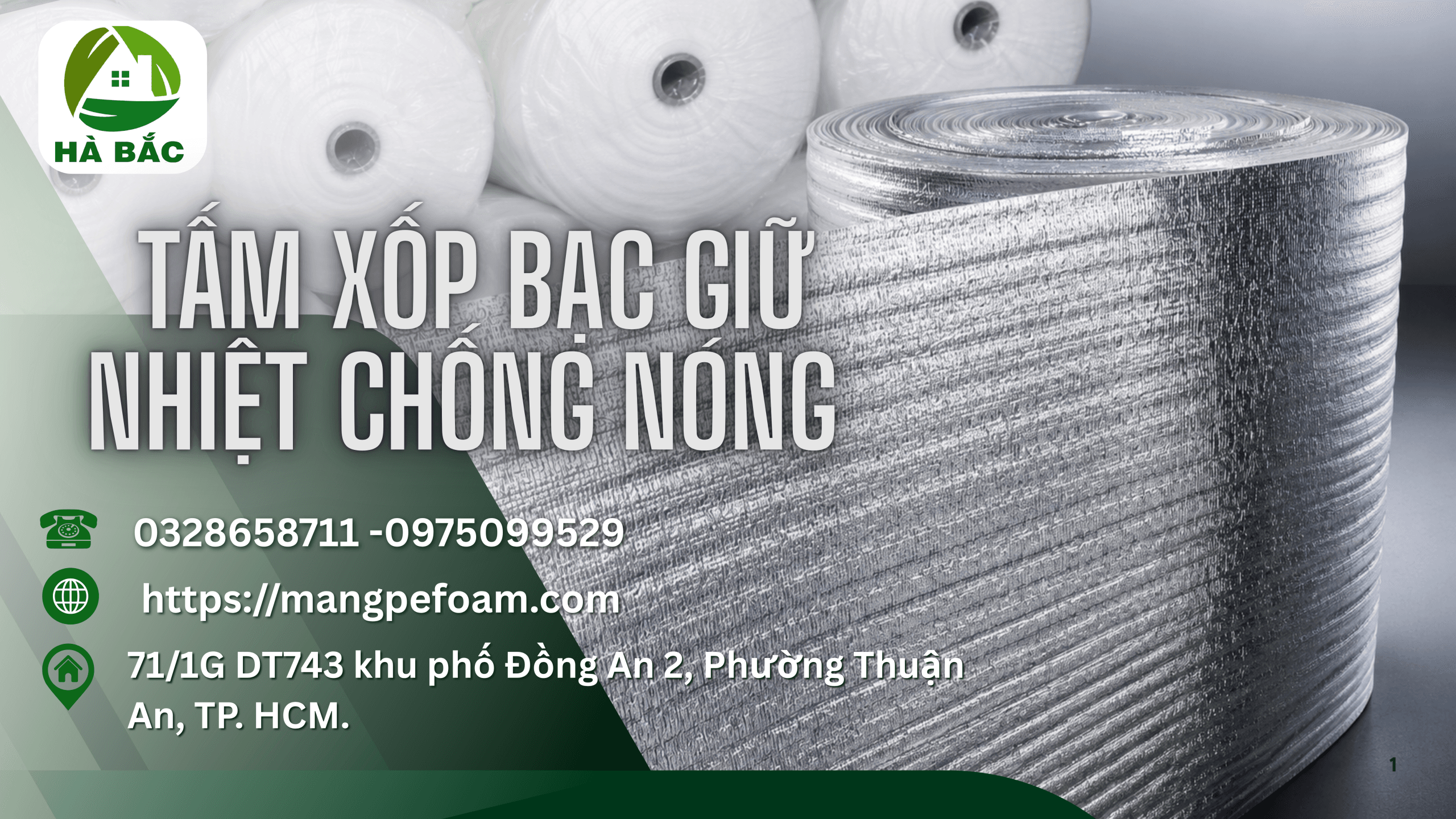 Tấm Xốp Bạc Giữ Nhiệt Chống Nóng Cho Công Trình Nhà Xưởng Mái Tôn Hiệu Quả Cao Tại Bình Dương