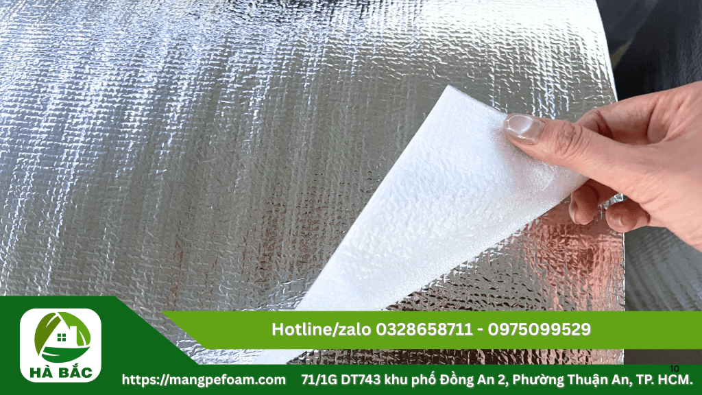 Tấm xốp bạc giữ nhiệt chống nóng Tấm xốp bạc giữ nhiệt chống nóng