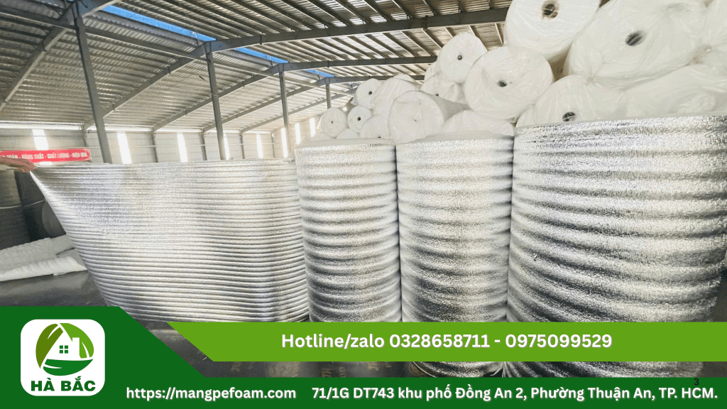 Tấm xốp bạc giữ nhiệt chống nóng Tấm xốp bạc giữ nhiệt chống nóng
