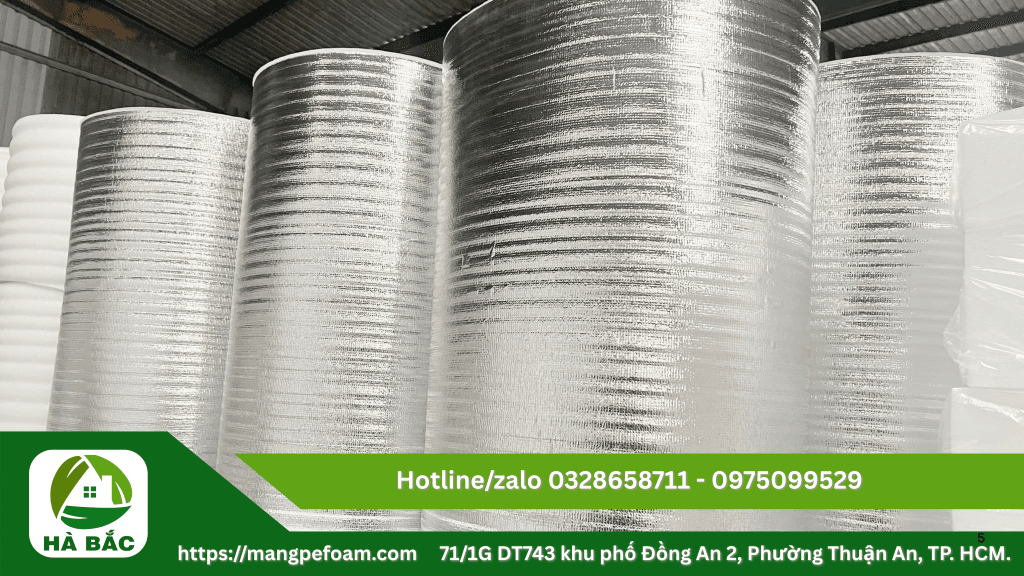 Tấm xốp bạc giữ nhiệt chống nóng Tấm xốp bạc giữ nhiệt chống nóng