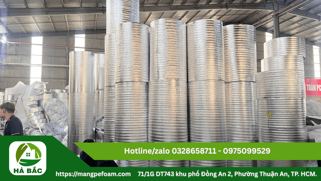 Tấm xốp bạc giữ nhiệt chống nóng Tấm xốp bạc giữ nhiệt chống nóng