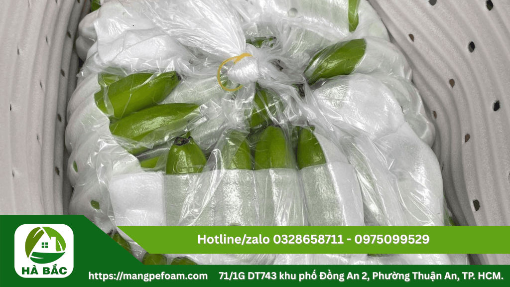 Tấm xốp lót chuối 