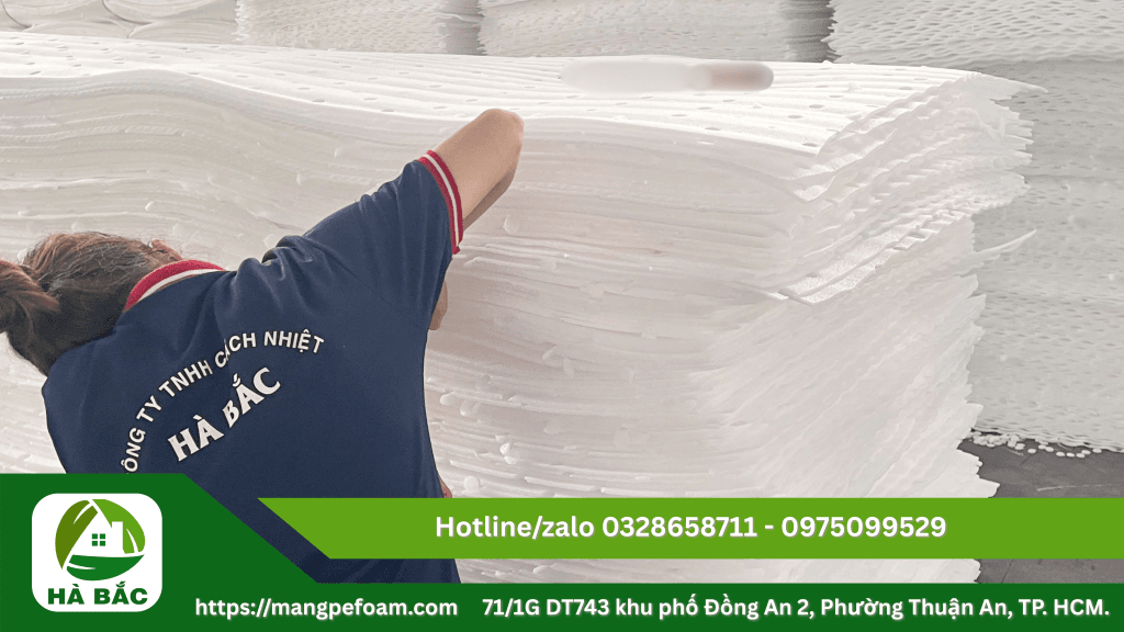 Tấm xốp lót chuối xoài dưa