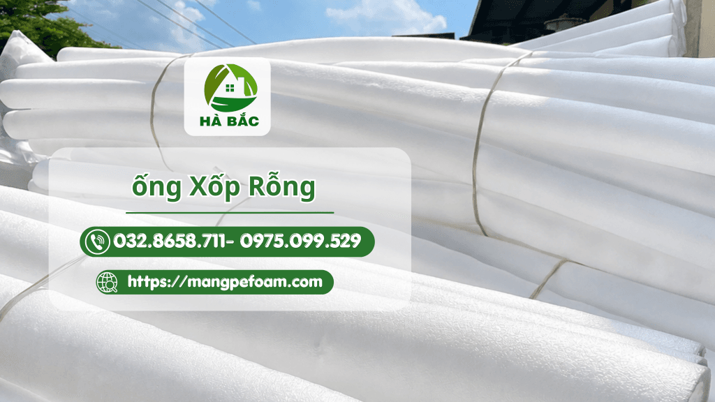 Ống xốp rỗng bọc sắt thép Ống xốp rỗng bọc sắt thép