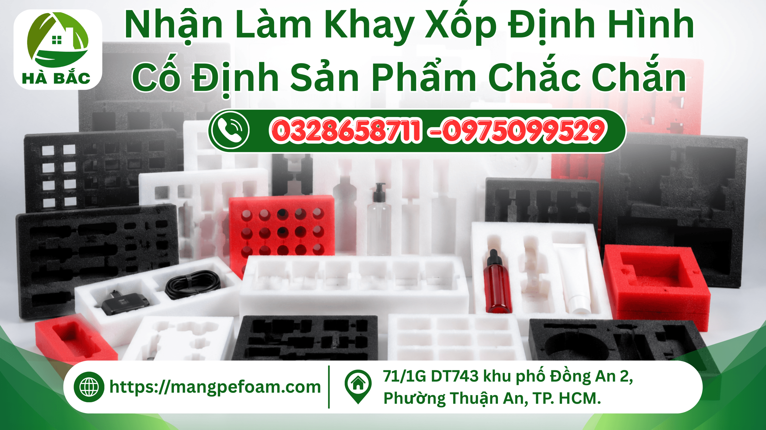 Nhận Làm Khay Xốp Định Hình Cố Định Sản Phẩm Chắc Chắn Tại TP.HCM Theo Yêu Cầu